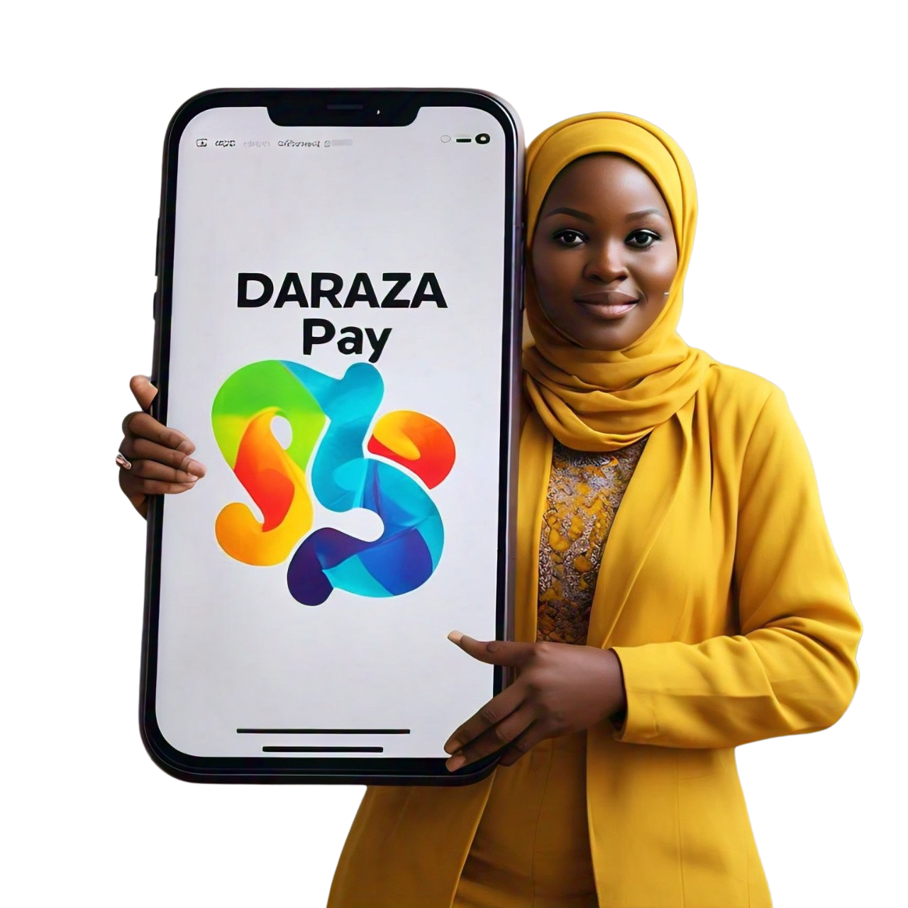 Daraza mobile money payment gateway interface showing payment process on mobile devices